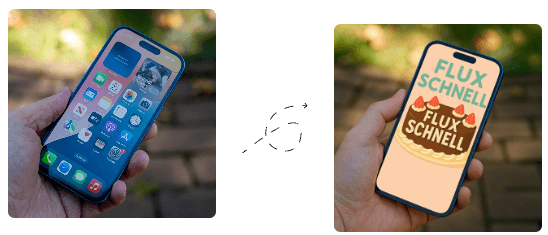 Phone UI Design Effect Example